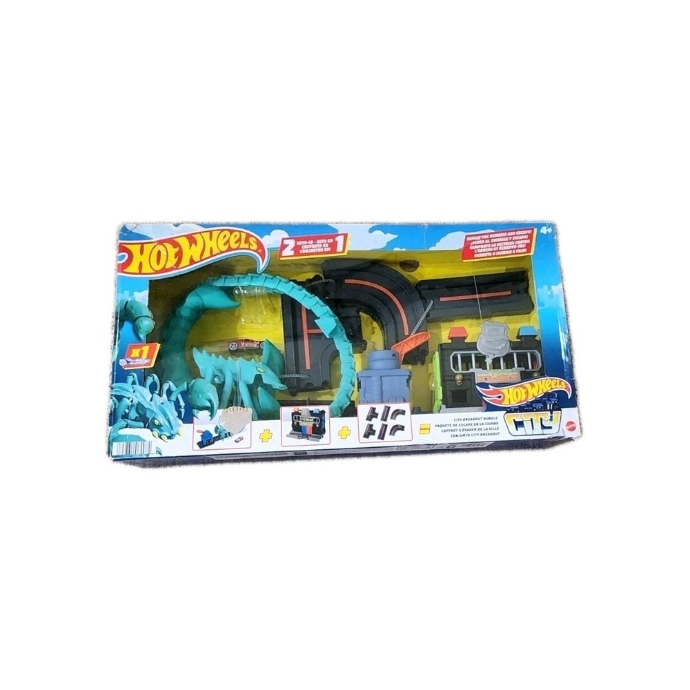 Hot Wheels City Breakout Bundle Track Set In Box Sealed. NOS